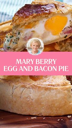 Mary Berry Egg And Bacon Pie Bacon Egg Pie, English Pie Recipes, Bacon Pie Recipe, Egg And Bacon Pie, Suet Pudding, Bacon Pie, Beef Wellington Recipe