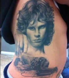 jim morrison tattoo on Tumblr Tattoo On, Portrait Tattoo, On Tumblr, Tumblr, Tattoos