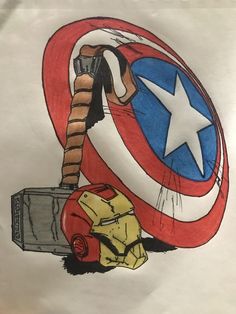 Avengers Painting, Wallpaper Avengers, Marvel Art Drawings, Avengers Drawings, Marvel Paintings, Marvel Tattoos, Avengers Art, Marvel Drawings, Marvel Artwork