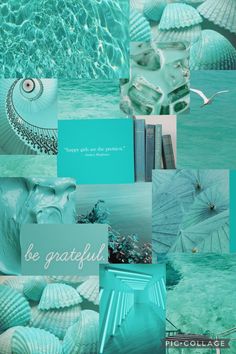 A collection of aesthetic photos and quotes in a light aqua blue colour Aqua Turquoise Aesthetic, Teal Collage Wallpaper, Light Turquoise Aesthetic Wallpaper, Aqua Color Aesthetic, Aqua Wallpaper Aesthetic, Light Turquoise Aesthetic, Turquoise Wallpaper Aesthetic, Turquoise Wallpaper Iphone, Aqua Aesthetic Wallpaper