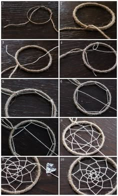 the steps to make a dream catcher