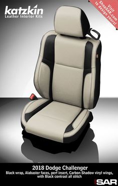 the front and back seats of a car with text that reads, 2013 dodge challenger