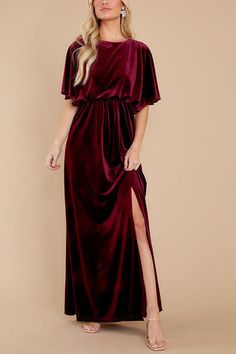 Oh yes, darling you are Ready For Tonight! Looking so stunningly chic in this maxi dress, we may need a picture to let this fantasy last longerââ‚?wink* Dress features an elastic waist, slit up the leg , and open sides in the bust.  Details:Material: Polyester Velvet Maxi Dress, Oh Yes, Puff Long Sleeves, Neck Bodycon Dress, Maxi Dress Cocktail, Draped Dress, Kimono Dress, Sleeveless Mini Dress, Dress With Cardigan