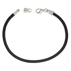 Comfortable leather bracelet cord can be worn as is or embellished. The end opposite the clasp twists off so that Dione® Add A Beads with inside diameters of 3.5mm or greater can be added and changed. Bracelet Cord, Lobster Claws, Leather Dye, Bracelet Gift, Lobster Claw, Leather Bracelet, The End, Twist, Dye