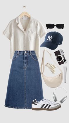 Modest Casual Outfits, Modest Outfit Ideas, Modest Outfit, Modest Summer Outfits, Everyday Fashion Outfits, Casual Day Outfits, Easy Trendy Outfits