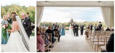 the bride and groom are walking down the aisle at their wedding ceremony in an outdoor venue