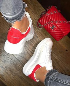 Alexander Mcqueen Sneakers Outfit, Sneaker Outfits, Alexander Mcqueen Sneakers, Mcqueen Sneakers, Alexander Mcqueen Shoes, Urban Wear, Trendy Sneakers, Sneakers Outfit, Shoe Game