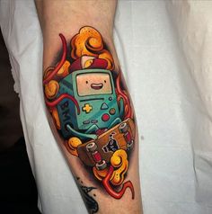 BMO Mangas Tattoo, Learn To Tattoo, Tattoo Now, Time Tattoos, Eye Tattoo, Tattoo Supplies