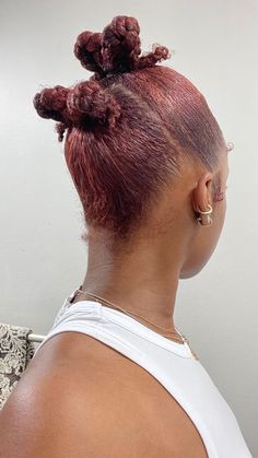 Bantu Knots Hairstyles, Knots Hairstyle, Beautiful Black Hair, Hair Knot, Bantu Knots, Dyed Natural Hair, Natural Curls Hairstyles, Natural Hair Styles Easy