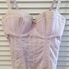 Says 34b Bit Fits Size 34c Too. This Was A Gift From Paris. One Of My Favorite Highend/Couture Lingerie Designers Ever. It's Too Small, Though. Timeless, Beautiful & So Sexy. Never Worn!! Fitted Feminine Purple Bra, Feminine Fitted Purple Bra, Fitted Lavender Bra For Spring, Feminine Fitted Camisole Bra, Purple Fitted Bra For Spring, Feminine Fitted Lavender Bra, Lavender Feminine Bra, Elegant Purple Summer Bra, Elegant Purple Bra For Spring