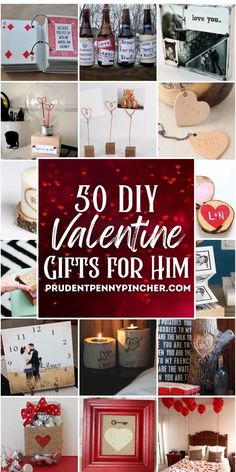 valentine's day gifts for him with the words 50 diy valentine's day gifts