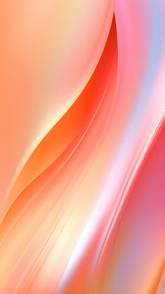 an orange and pink abstract background with wavy lines on the bottom half of the image