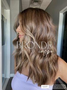 Hair Colors Winter 2024, Dirty Blonde To Brunette, Light Brown With Dimension, Medium Dark Blonde Hair, Teddy Bear Bronde Haircolor, Sadie Robertson Hair, Summer To Fall Hair, Brown Hair With Honey Highlights, Light Caramel Brown Hair