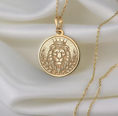 🦁 Embrace Your Inner Lion:  Lion Necklace 🦁 Unleash your inner strength and regal elegance with our handcrafted lion necklace. Inspired by the majestic king of the jungle, this exquisite piece celebrates the noble qualities of the lion. 👑 Symbol of Courage: The lion, with its fearless demeanor, symbolizes courage and bravery. Wear this necklace as a reminder of your own inner courage to tackle life's challenges head-on. 🔥 Fierce Resilience: Like the lion's mane, which signifies power and pro Lion Jewellery, Lion Symbol, King Necklace, Lion Jewelry, Lion Cat, Regal Elegance, Lion's Mane, Lion Necklace, Lion Pendant