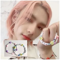 Bangchan Bead Bracelet, Beomgyu Beads Bracelet, Kpop Kandi Bracelets, Skzoo Bracelet, Straykids Jewelry, Hyunjin Jewelry, Kpop Beaded Jewelry, Straykids Bracelets