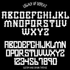 an old fashioned font that has been changed to look like it is in the style of pixel