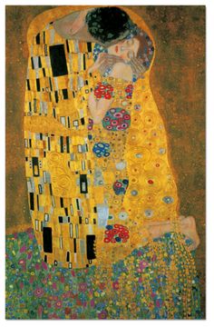 the kiss by klimt painting on canvas