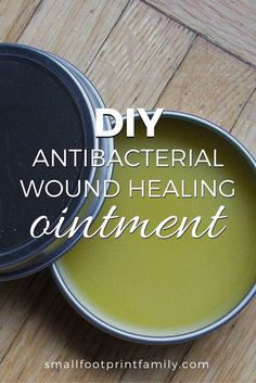 Try this DIY antibacterial wound healing ointment next time you or your child gets a cut or scrape. It seems to work far better than that "Neo-antibiotic." Maybelline Concealer, Healing Ointment, Vicks Vaporub