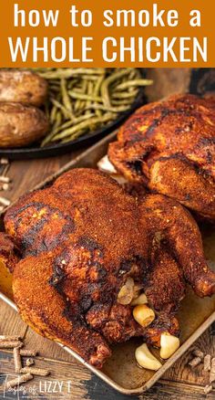 Roast Chicken Rub, Smoked Whole Chicken, Cooking Whole Chicken, Healty Dinner, Chicken Rub, Spatchcock Chicken, Beer Can Chicken, Whole Chicken Recipes