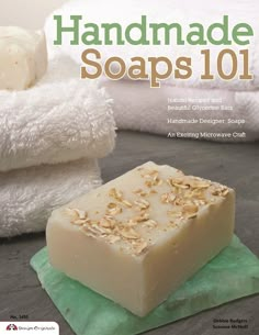 the cover of handmade soaps 101