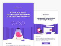 the landing page for an app that is designed to look like a room with purple walls and