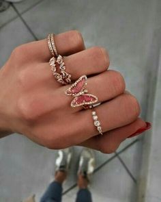 Cute Rings, Delicate Jewelry, Pretty Jewellery, Pink Tourmaline