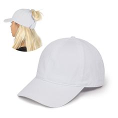 PRICES MAY VARY. DESIGNED FOR WOMEN: Ponyflo hats are uniquely designed from a woman’s perspective. Its distinctive open back structure and tangle free closure is accommodating for all hair types and is especially loved by women with long hair as well as curly hair. PATENTED DESIGN: Our patented open back construction is exclusively designed for Ponyflo hats. The back opening is structured larger than your basic baseball cap, allowing all hair types to be pulled freely through the hole and will Trendy Solid Color Baseball Cap, Trendy Lightweight One Size Hats, Adjustable Lightweight Hats One Size, Lightweight Adjustable One Size Hats, Trendy Lightweight Adjustable Hat, Lightweight Adjustable One-size Hats, Trendy Solid Color Trucker Hat, Adjustable Solid Visor Fitted Hat, Adjustable Solid Color Visor Hat