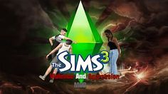 the logo for the tv series, the simss 3 vampireland attraction now on dvd