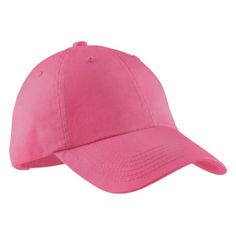 a pink baseball cap on a white background