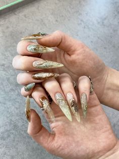 Shiny Nails Designs, Sharp Nails, Nail Designs Tutorial, Dope Nail Designs, Crazy Nails, Soft Nails, Get Nails, Prom Nails, Healthy Nails