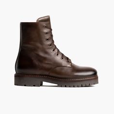 Women's Combat Boot In Java Brown Leather - Thursday Boot Company Women’s Combat Boots, Brown Combat Boots Outfit, Thursday Boots Women, Combat Boot Outfit, Thursday Boot Company, Brown Combat Boots, Thursday Boots, Boot Companies, Womens Combat Boots