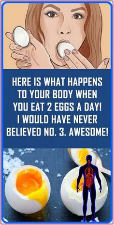 Here�s What Happens to Your Body When You Eat Two Eggs a Day. I Would Have Never Believed No. 3� awesome! Egg Benefits, High Cholesterol Levels, Fat Burning Tips, Eating Eggs, Egg Diet, Health Smoothies, High Cholesterol, What Happened To You, Diet And Nutrition