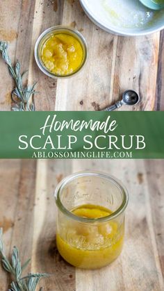 Making your own DIY scalp scrub recipe couldn't be easier to gently exfoliate dry skin, increase scalp health, and reveal soft hair. This clarifying recipe has done wonders for my dandruff and dry itchy scalp. #ablossominglife #diyscalpscrub #scalpscrub #dandruss