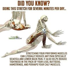 a poster explaining how to stretch out muscles