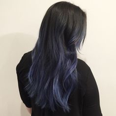 I love when my clients cant stop smiling  #blue #bluehair #hair #haircolor #color #pravana @pravana by #mizzchoi @ramireztransalon #ramireztran #ramireztransalon  (at Ramirez Tran Salon) Hair Color Asian, Hair Color Blue, Hair Inspiration Color