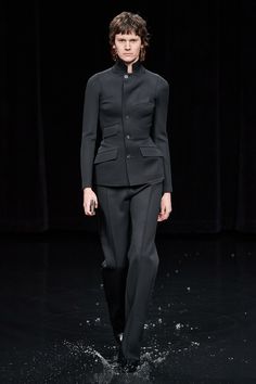 Balenciaga 2020, Fall Suit, Black Minimalist, To Wear