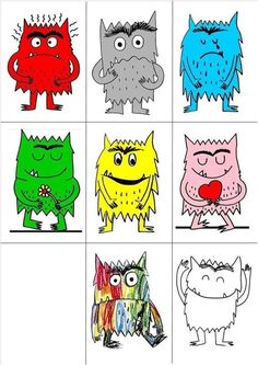 Emotion Corner Preschool, Visible Learning, Calming Corner, Monster Craft