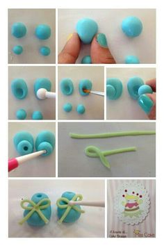 an image of how to make something out of polymer beads