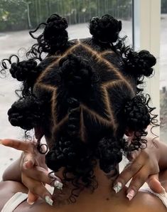 braids. black girl hair styles. black girl friendly. hair styles. star braids Star Braids, Hair Styles Aesthetic, Knot Hairstyle, Girl Hair Styles, Bantu Knot Hairstyles, Bantu Knot, Hair Styles Black, Quick Natural Hair Styles, Cute Curly Hairstyles