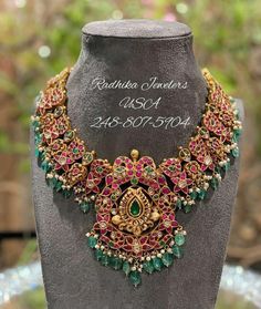 Rajasthani Jewellery, Heavy Jewellery, Beaded Wedding Jewelry, Mango Mala, Coral Jewelry Set, Heavy Necklace, Kundan Jewellery Bridal, Temple Jewelry Necklace, Neck Pieces Jewelry