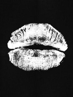 size: 12x9in Art Print: White Lips Print I by Eline Isaksen : Black Flowers Wallpaper, Lips Art Print, Pink Wallpaper Ipad, Lipstick Mark, Theme Wallpaper, Iphone Wallpaper Vsco, Lip Wallpaper, White Lips, Black And White Picture Wall