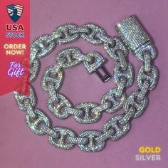 ad eBay - Cuban Link Pig Nose Necklace 16mm Miami Iced Out CZ Men Hip Hop Jewelry Gift New - Buy Now, click the link (eBay)