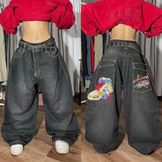 Fashion Baggy Jeans, Korean Fashion Baggy, Baggy Jeans Women, Y2k Hip Hop, Fashion Baggy, High Waist Wide Leg Pants, Jeans Y2k, Loose Jeans, Jeans Women