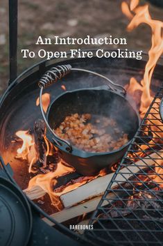 open fire cooking, cooking how to, how to cook over an open fire Campfire Cooking Equipment, Camper Lifestyle, Cooking Over Fire, My Patriot Supply, Dutch Oven Camping, Fire Pit Cooking, Open Fire Cooking, Camping Kitchen, Wild Camping