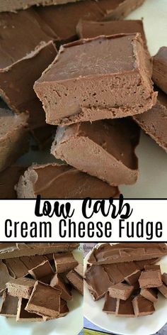 this low carb ice cream cheese fudge is so good and easy to make