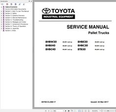 the service manual for toyota trucks is displayed in this screenshote screen shot,