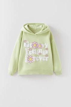 Plain Sweatshirt, Collared Sweatshirt, Disney Sweatshirts, Tie Dye Sweatshirt, Girls Prints, Hoodie Girl, Kids Prints, Zara United States, Colored Jeans