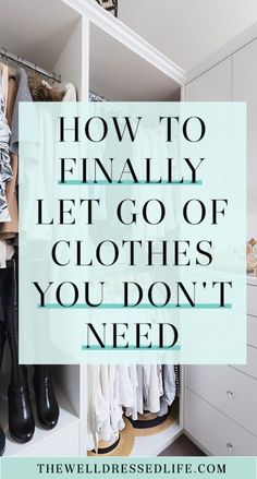 Our easy tips and strategies show you how to purge clothes from your closet. By changing your mindset you'll be able to let go of things for good. Umgestaltete Shirts, How To Look Expensive, Diy Storage Cabinets, Vinyl Decor, Fashion Fail, Trendy Fall Outfits, Repurposed Furniture Diy, Storage Diy, Wardrobe Closet