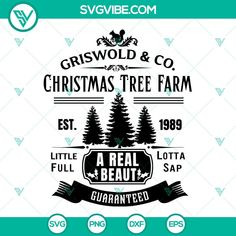 christmas tree farm svg files