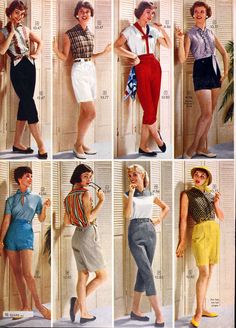 Sears Catalog Highlights: Spring/Summer 1958 | grayflannelsuit.net 1950s Casual, 40s Mode, 60s Vintage Fashion, Fashion 50s, Sears Catalog, Fashion 1950s